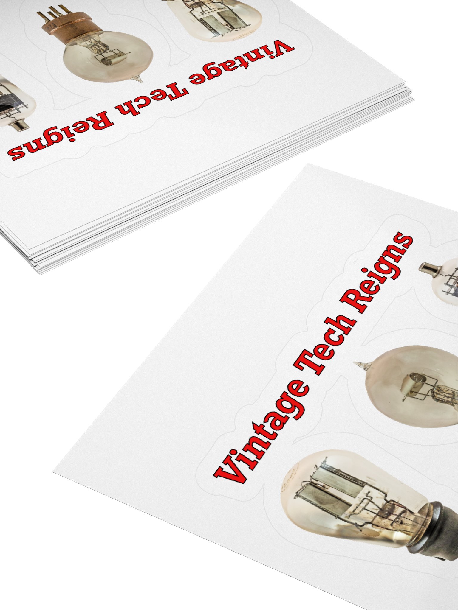 Vintage Tech Reigns Stickers product image (4)