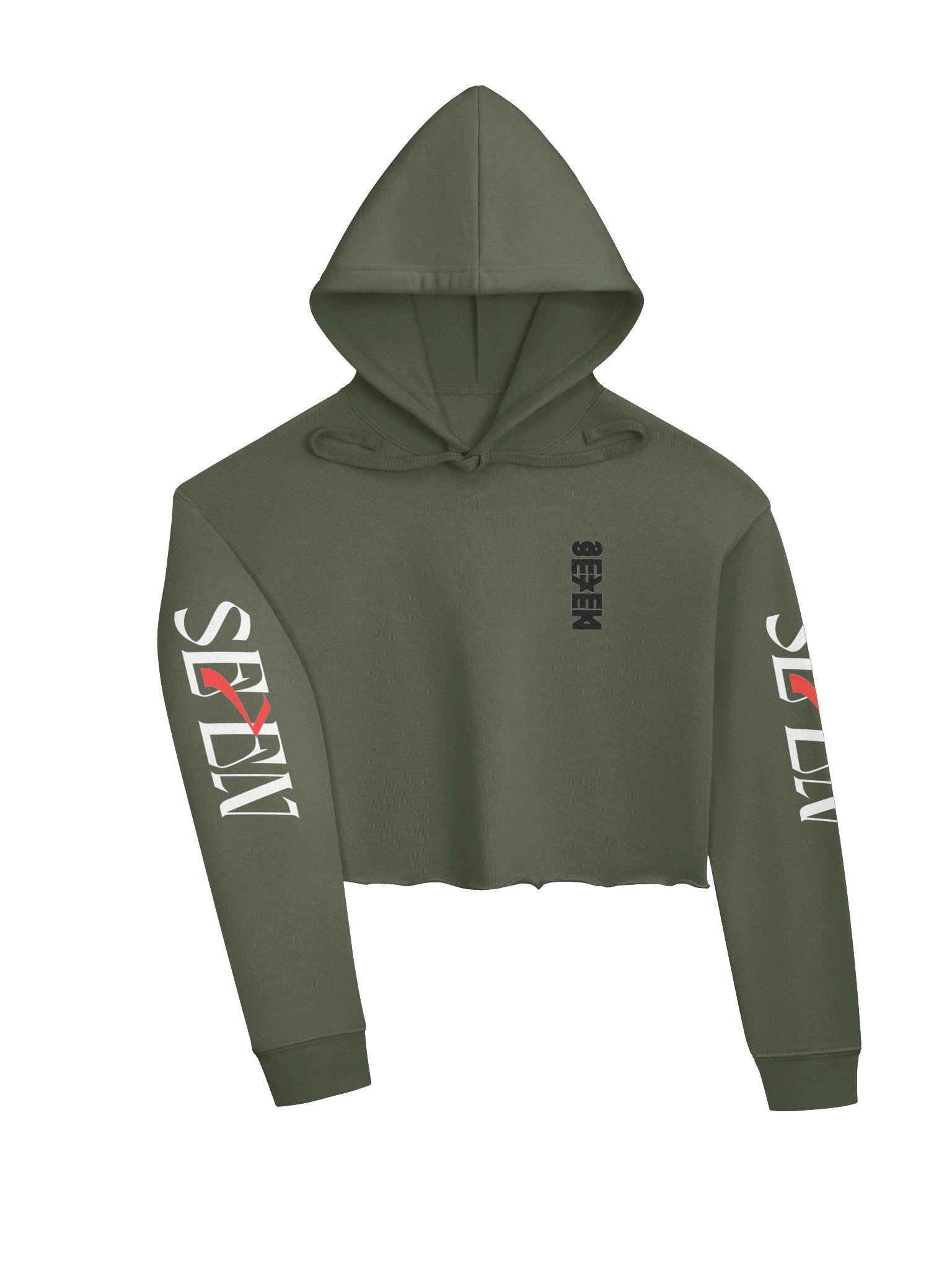 SE7EN Crop Hoodie product image (7)