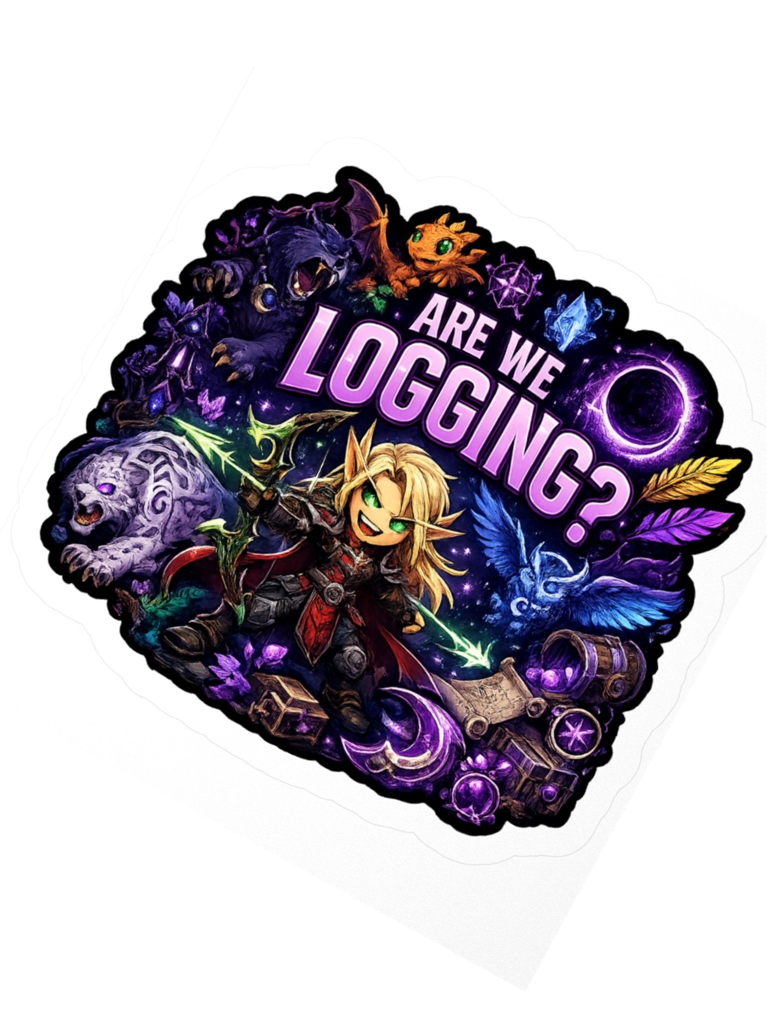 Are we Logging Sticker product image (2)