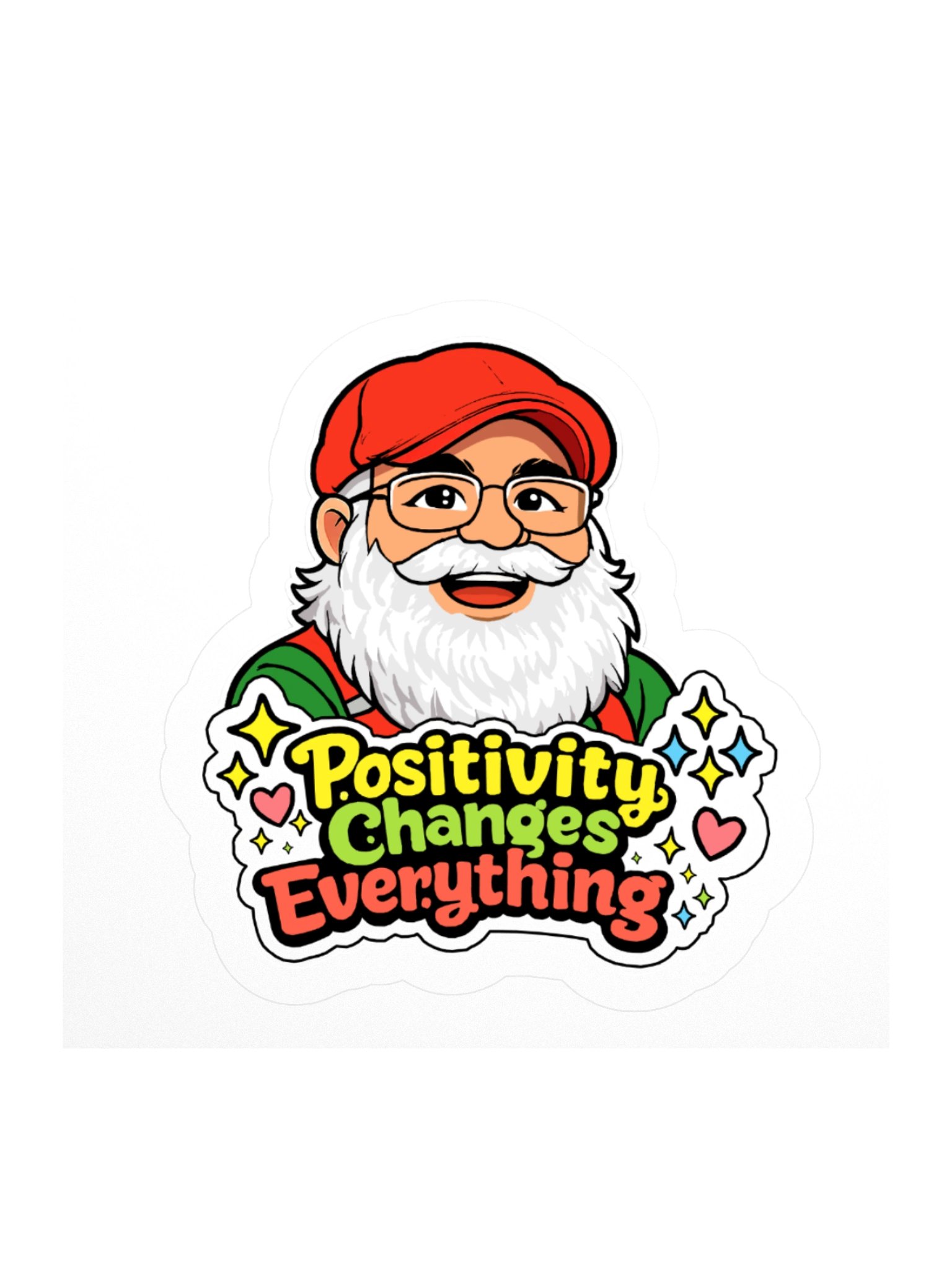 Positivity Changes Everything Sticker product image (1)