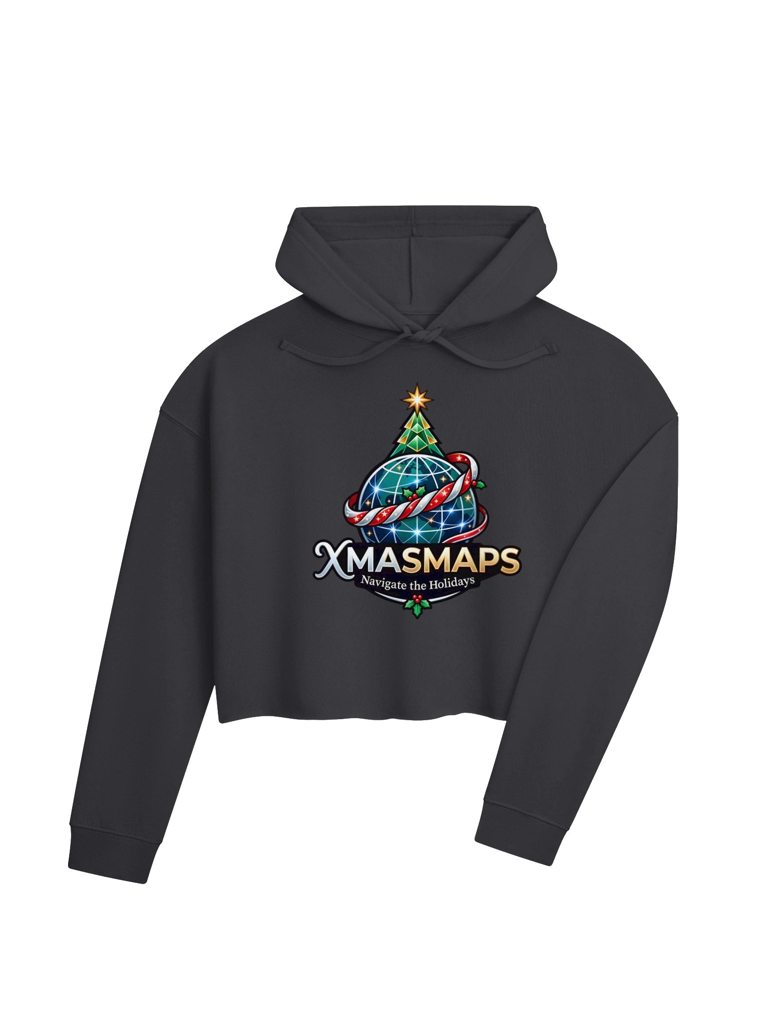 XmasMaps Women's Cropped Hoodie product image (21)