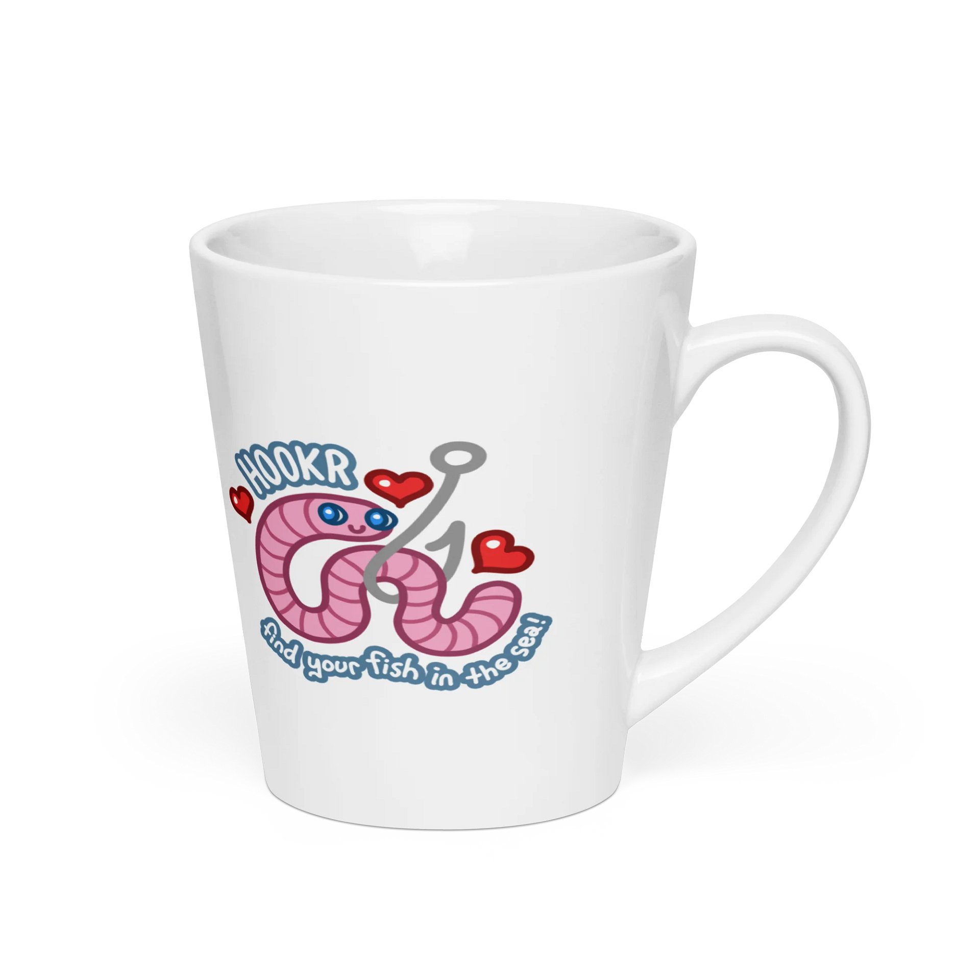 Gill, 26 (+ hookr logo) Latte Mug product image (2)