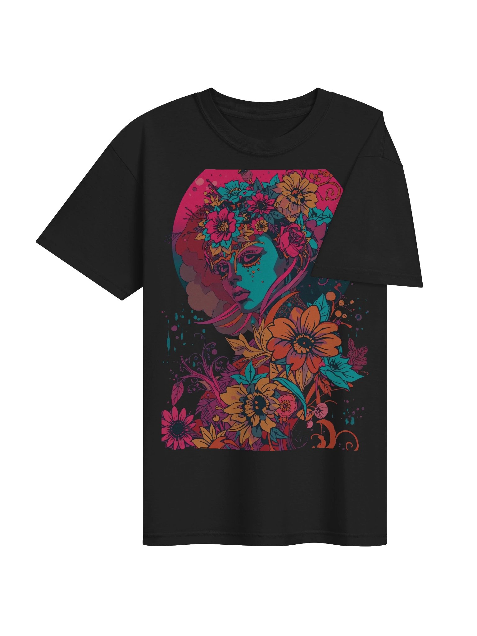 Crowned Floral Muse Heavyweight Tee product image (7)