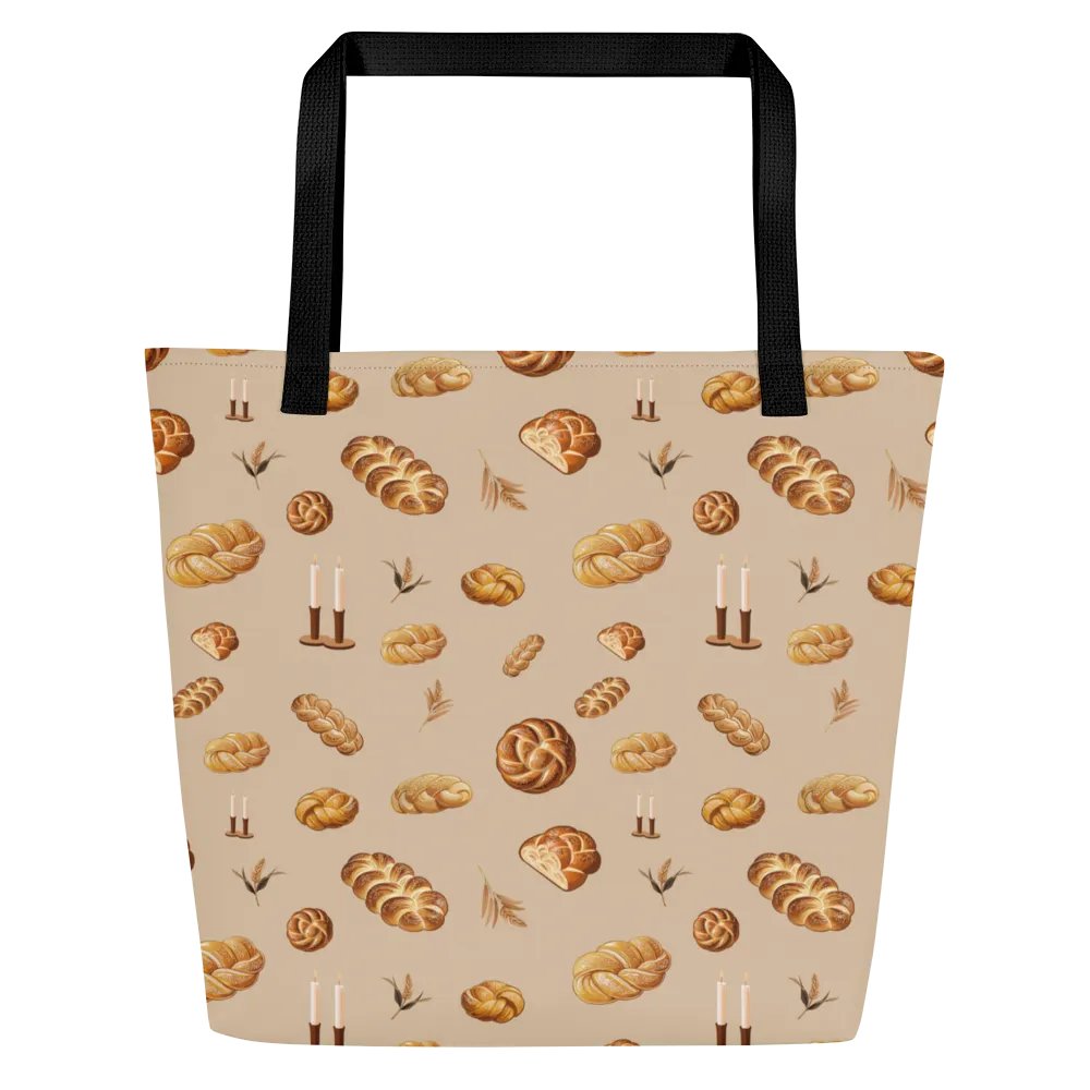Pass the Challah - Large Tote Bag with Pocket product image (8)