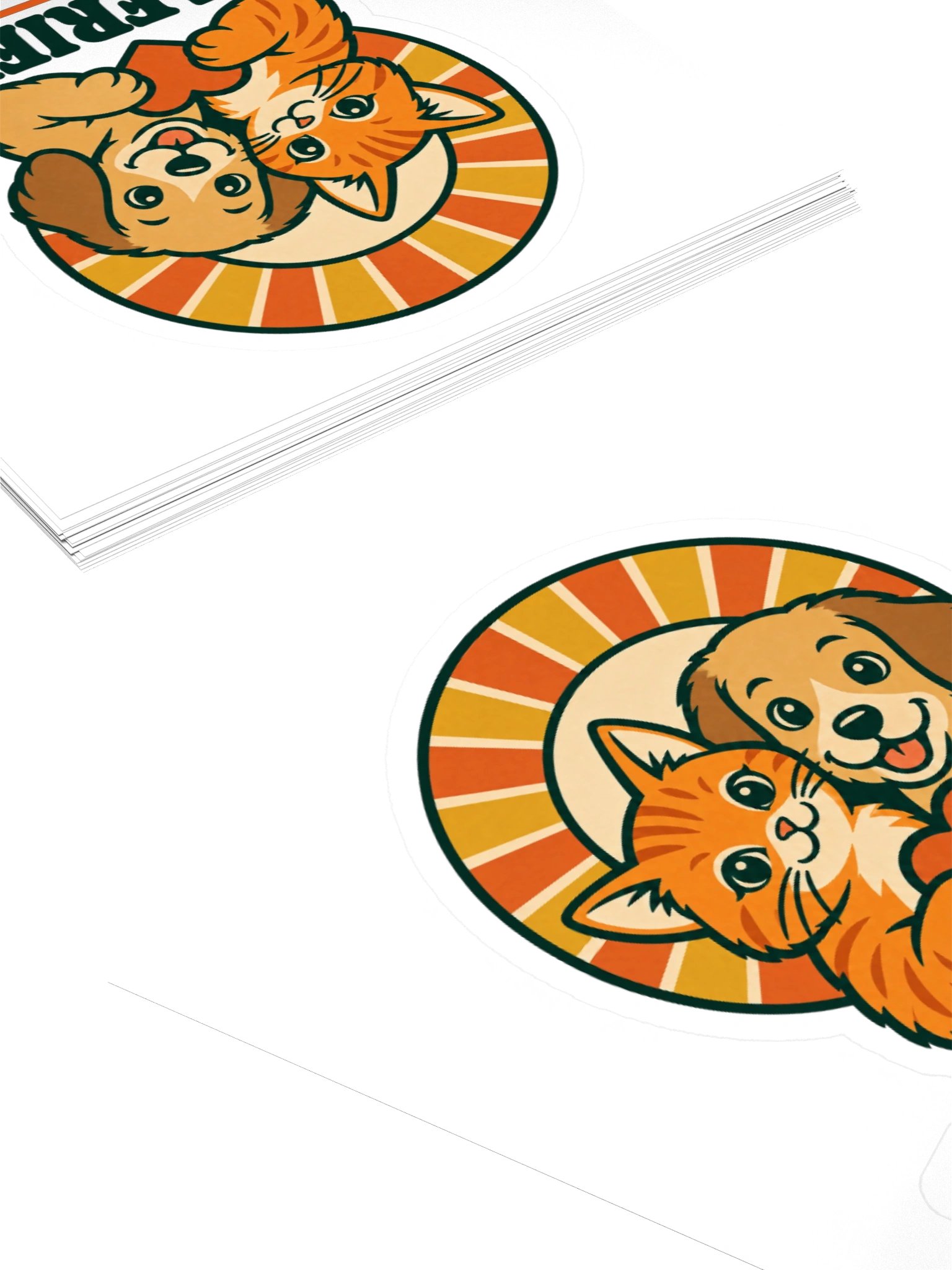Best Friends – Different Species, Same Soul | Cute Cat & Dog Design product image (13)