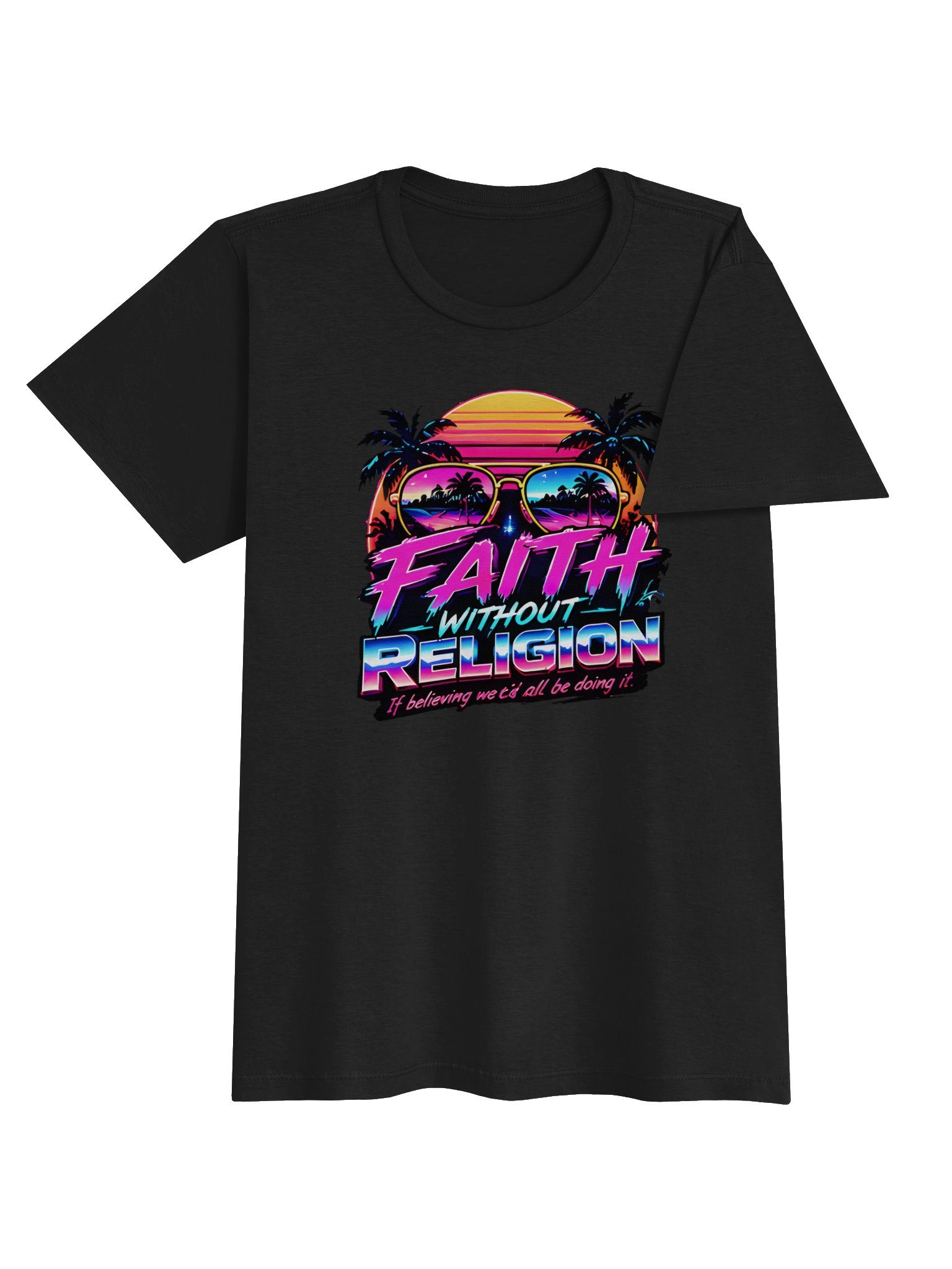 Women's Retro Sunset Sunglasses Faith Tee product image (4)