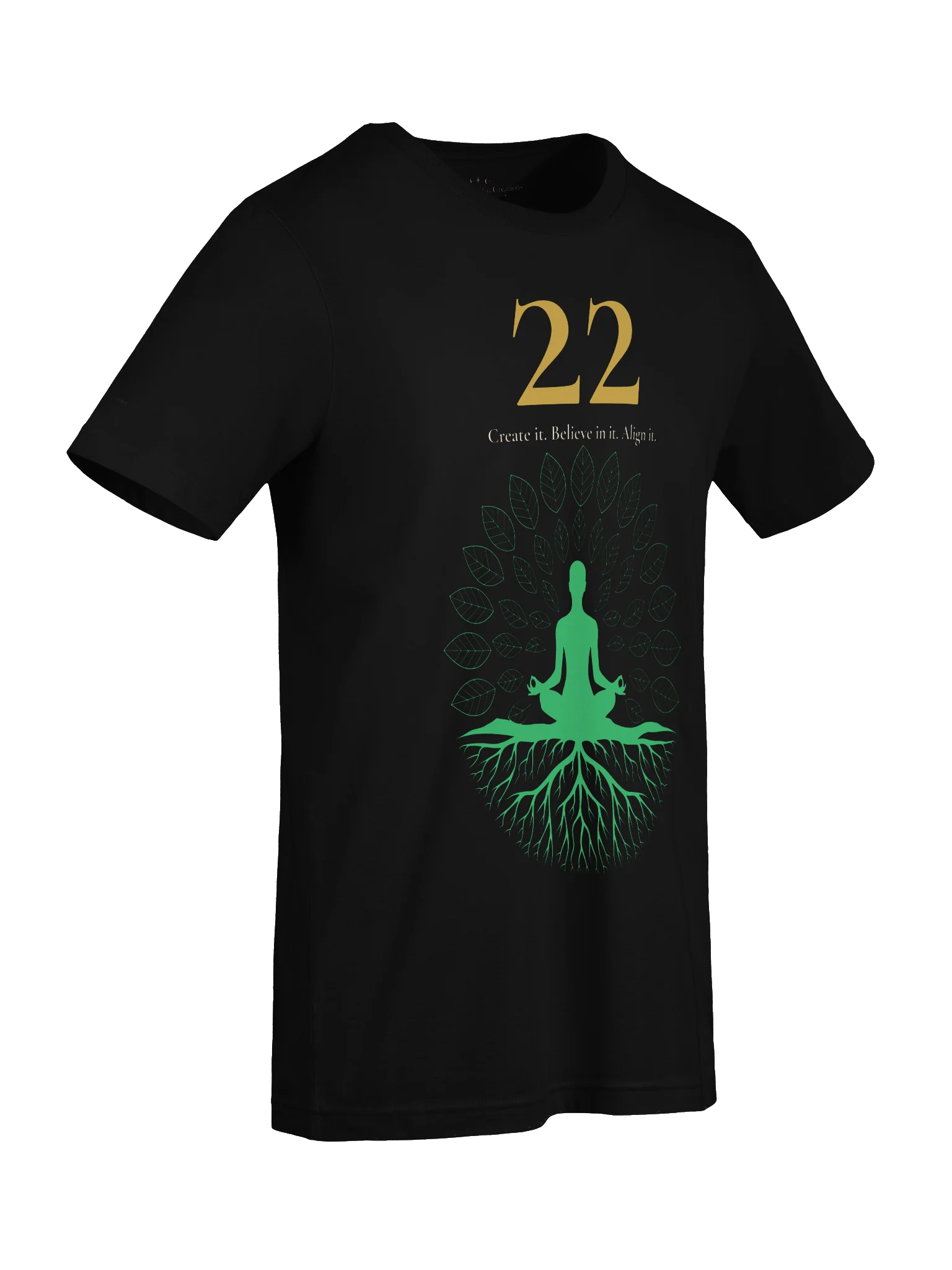 22 — Create • Believe • Align T-Shirt product image (7)