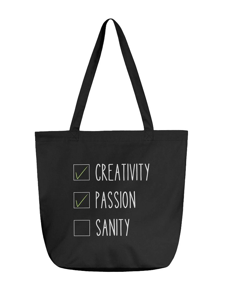 Creativity. Passion. Sanity? Tote Bag product image (1)