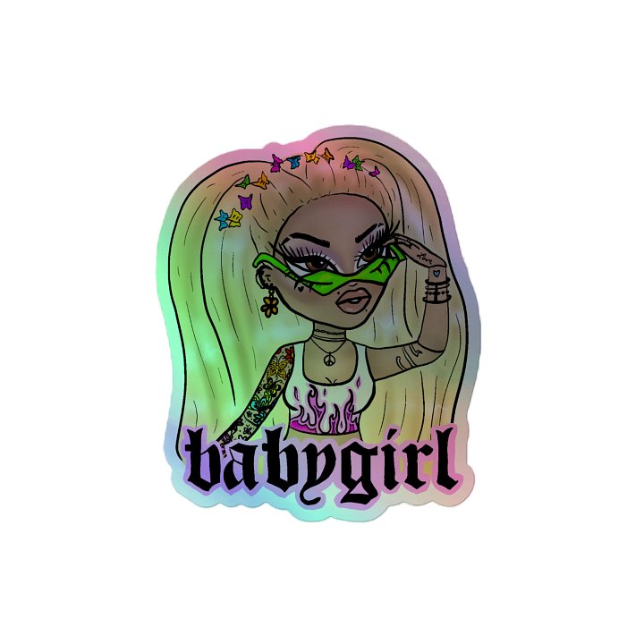 Babygirl Holo Sticker product image (2)