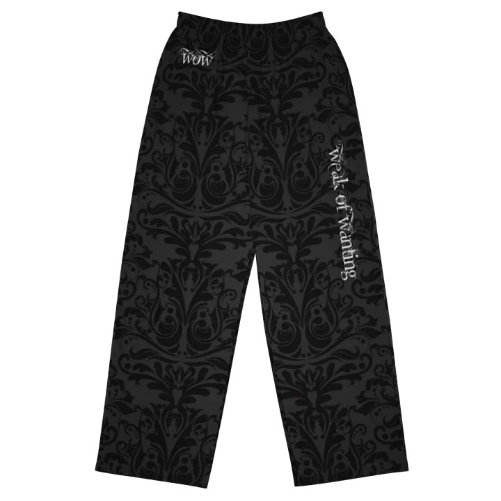Weak Of Wanting 'Same Freak As You' Gothic Wide Leg Pants (Front & Back Print) product image (2)