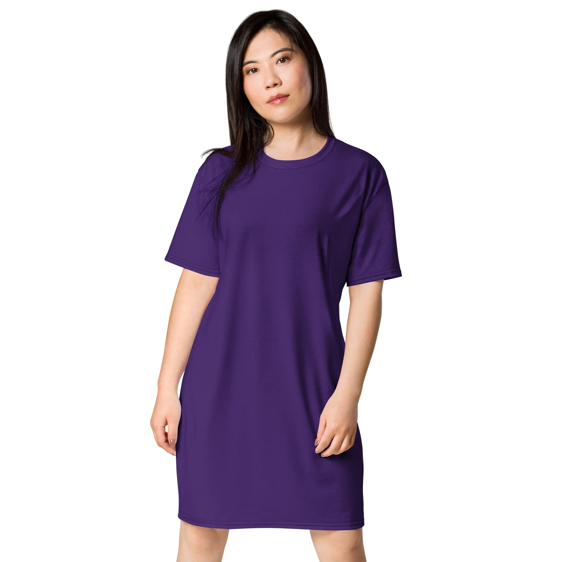 Oversized T-Shirt Dress - Regal Purple, Sizes 2XS-6XL product image (1)