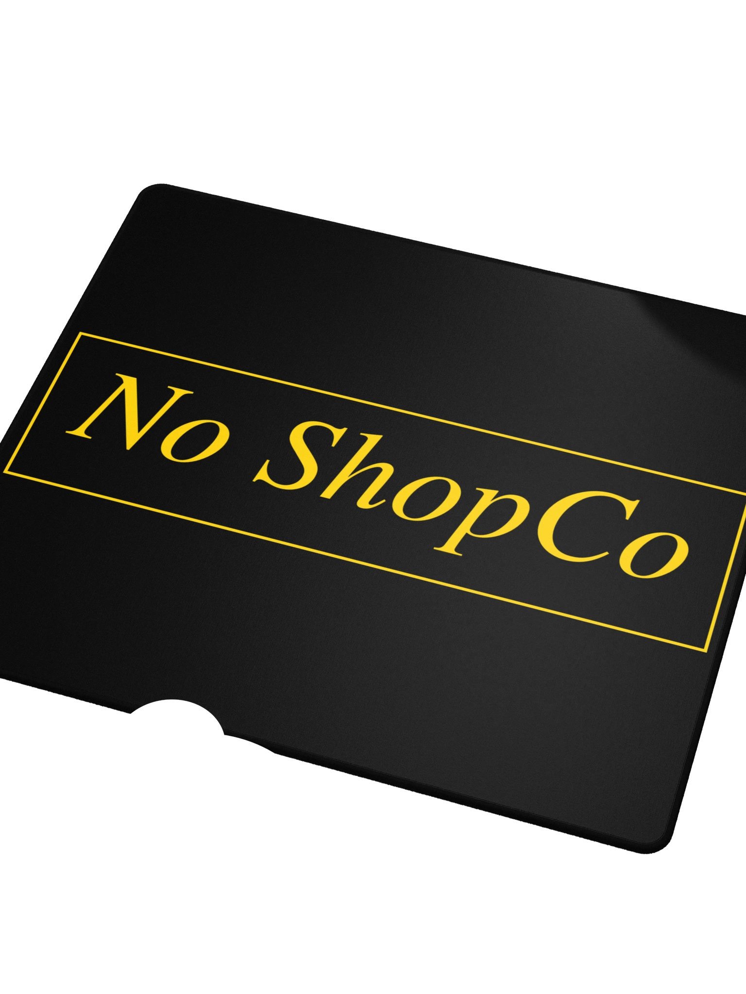 No ShopCo Gaming Mouse Pad - Yellow on Black product image (3)