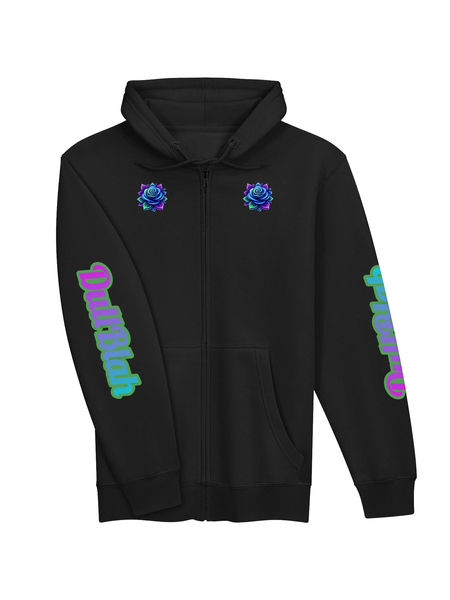 "Rose Skull" Premium Zip-Up Hoodie product image (3)