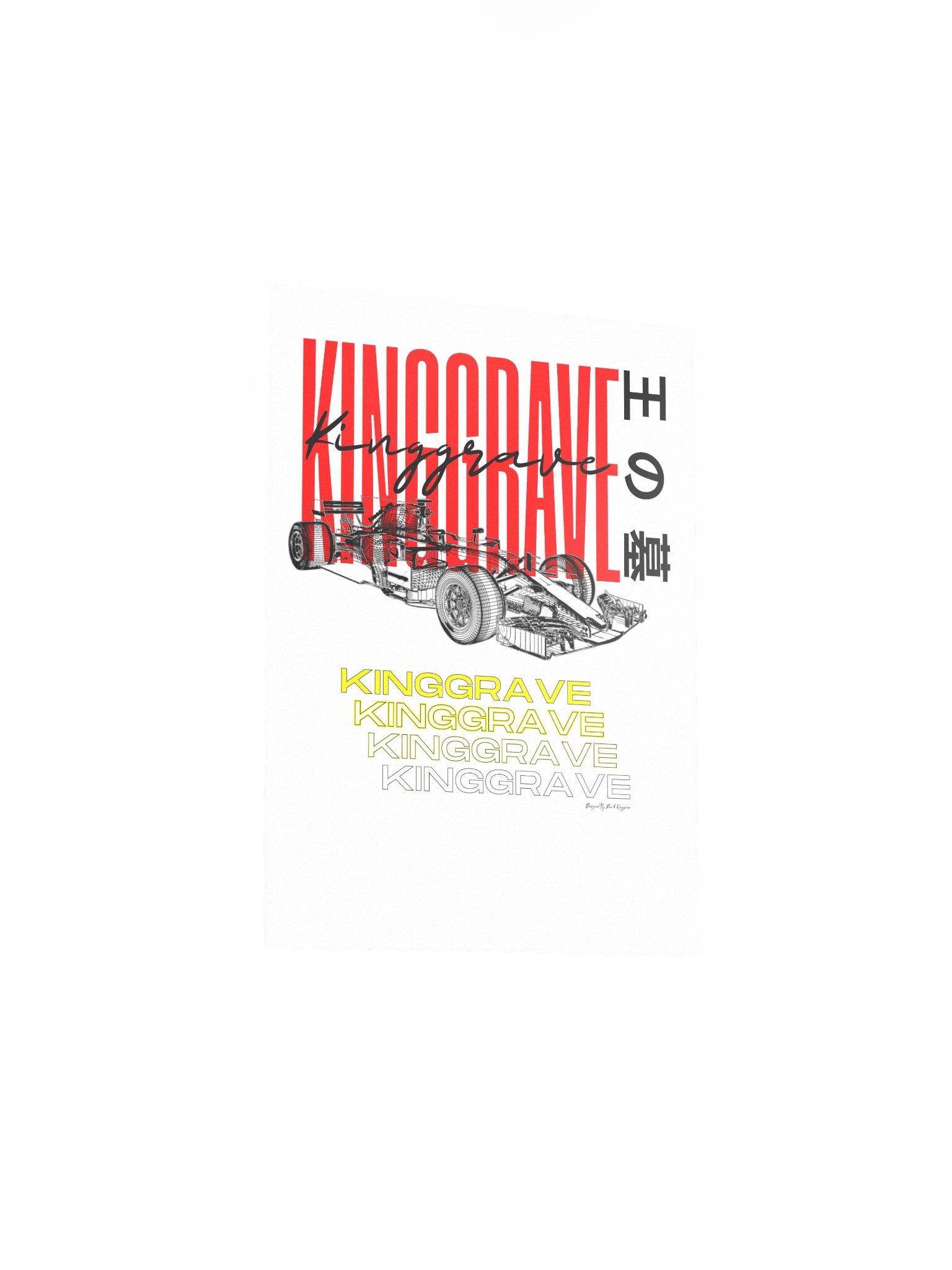 Kinggrave Signature Poster | White product image (3)