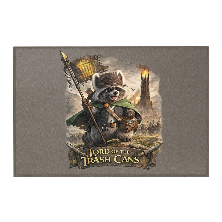 Lord of the Trash Cans Rug product image (2)