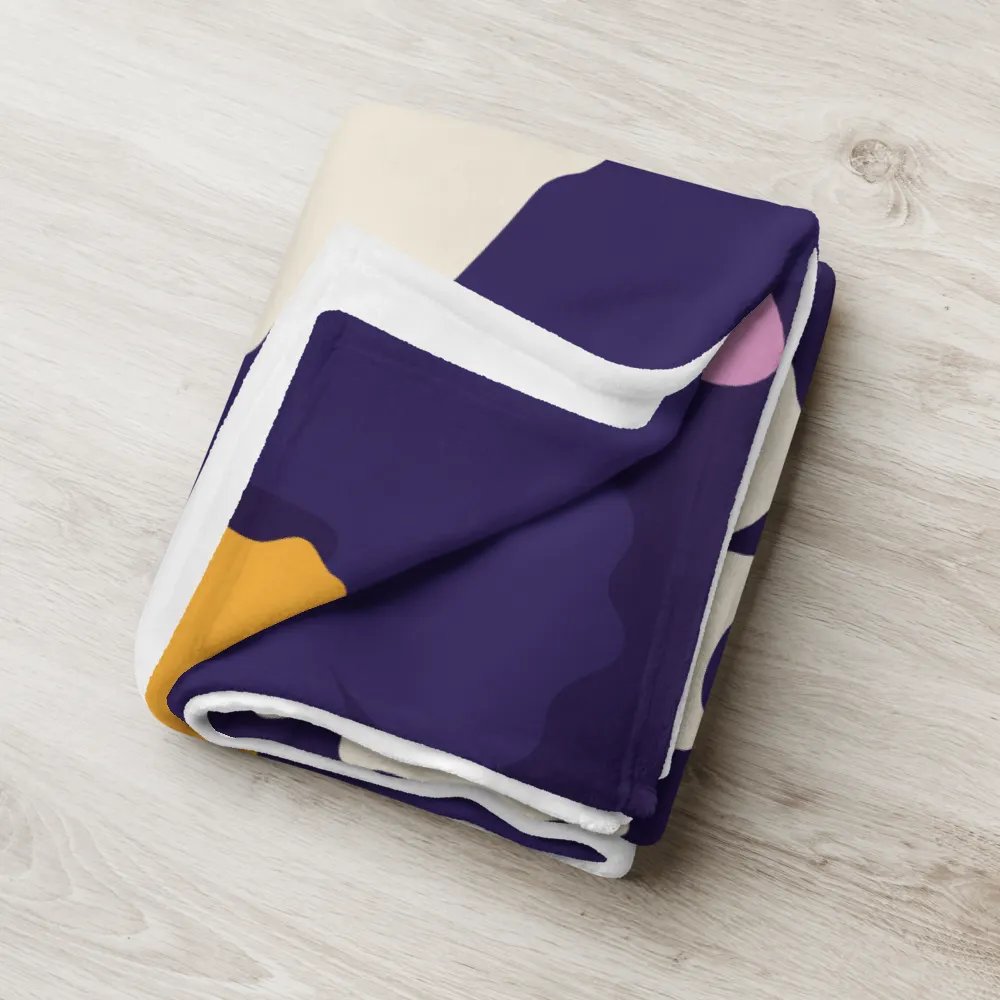 Violet & Golden Flowers Blanket product image (10)