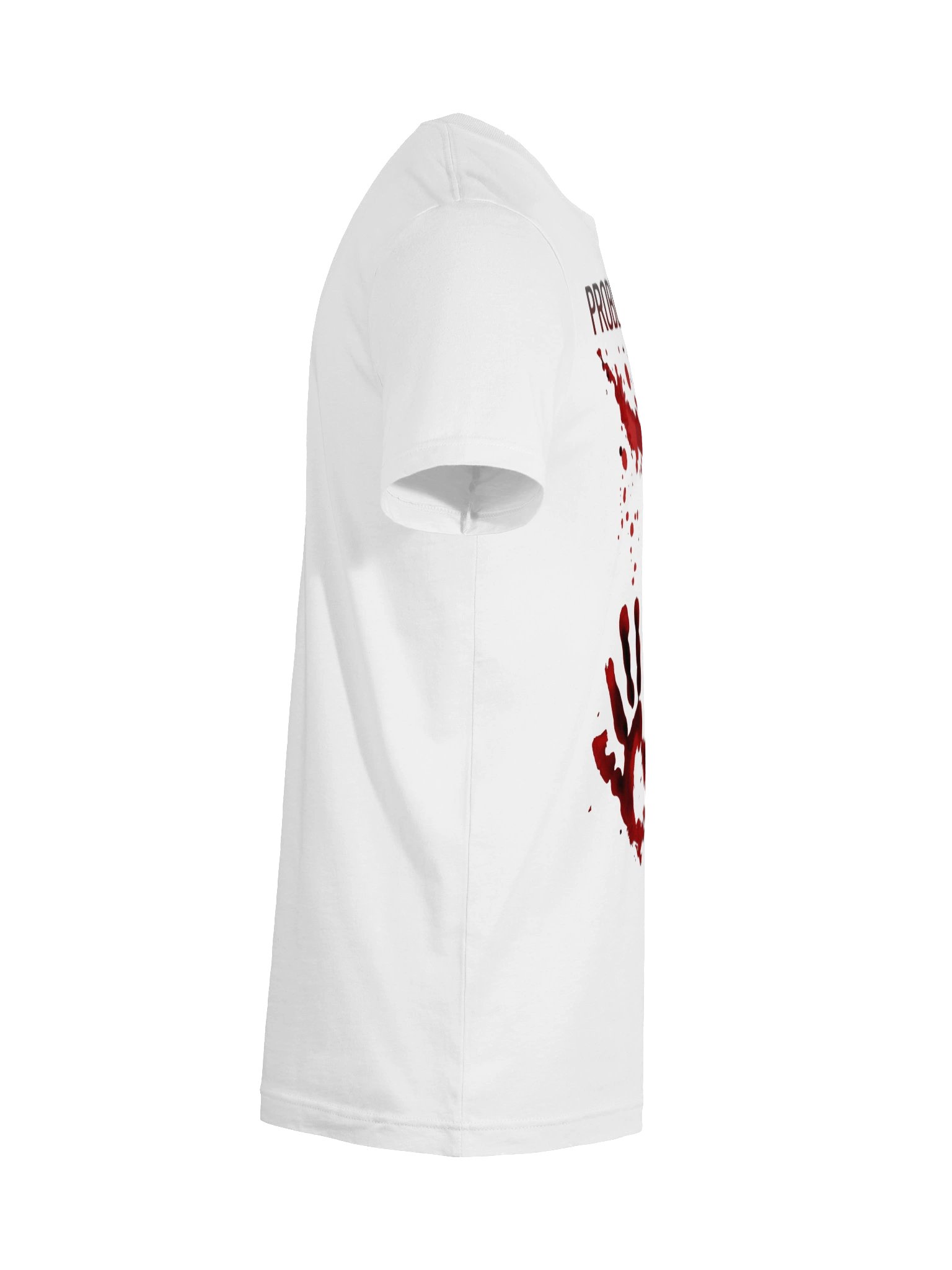 Problem Solved Blood Splatter Shirt – Bloody Handprint Zombie Gore Horror Tee product image (7)