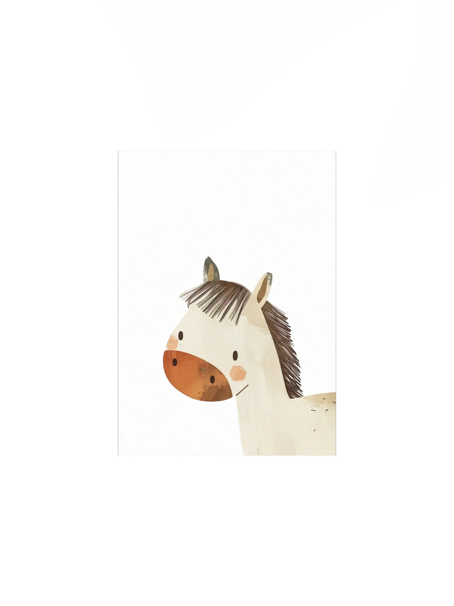 Curious Horse Nursery Wall Print product image (2)