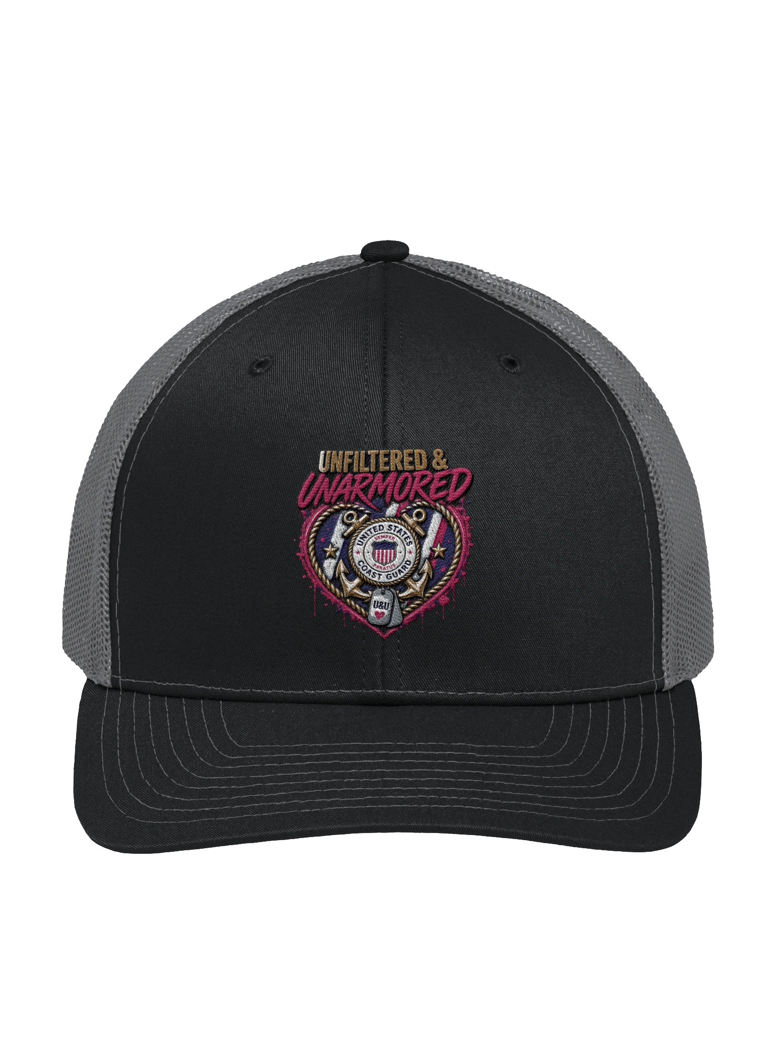 U&U Coast Guard Trucker Hat product image (1)
