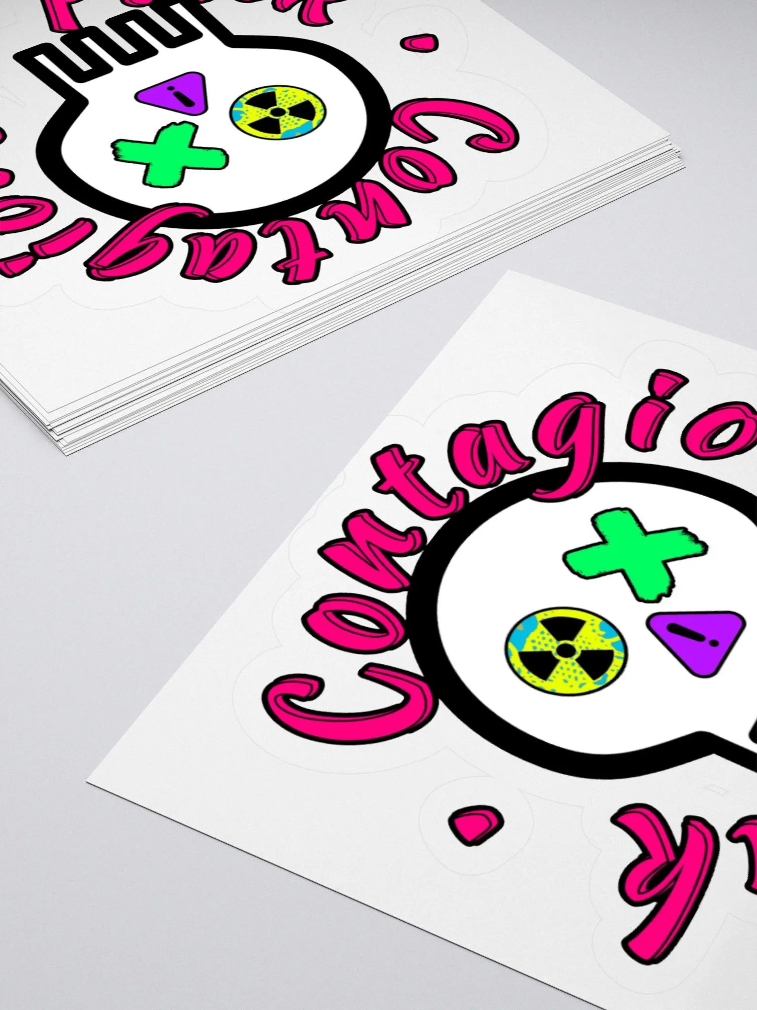 Contagious_Punk Logo Sticker product image (5)