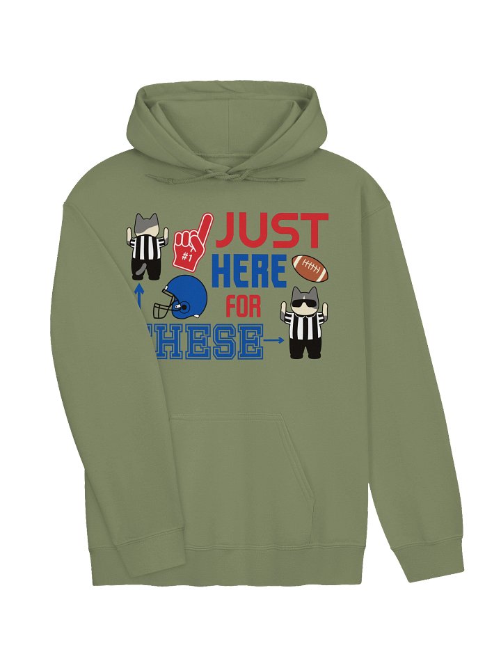 American Football Cat (JUST HERE FOR THESE - touchdown signals) - Unisex Adult Hoodie product image (23)