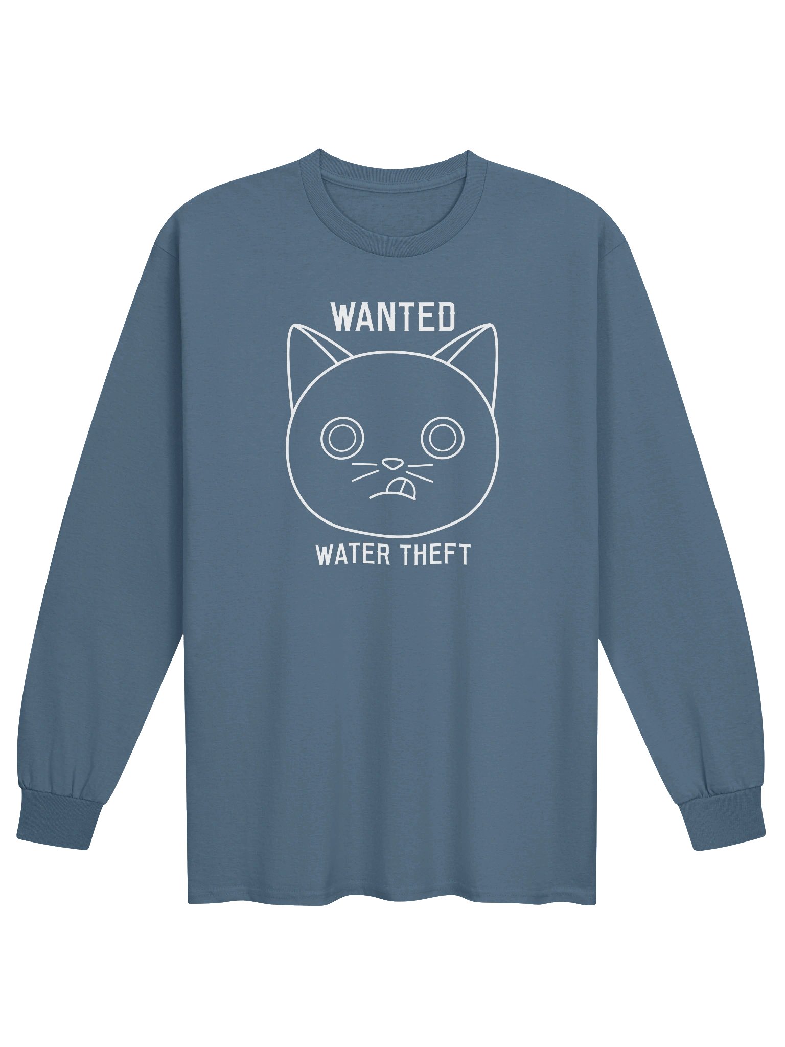 Wanted (Water Theft) - Unisex Adult Long Sleeve T-shirt product image (1)