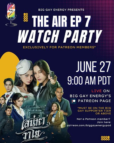 Just two weeks until our LIVE watch party for The Air Episode 7!

Join us on June 27 at 9:00 AM PDT as we watch the episode t...