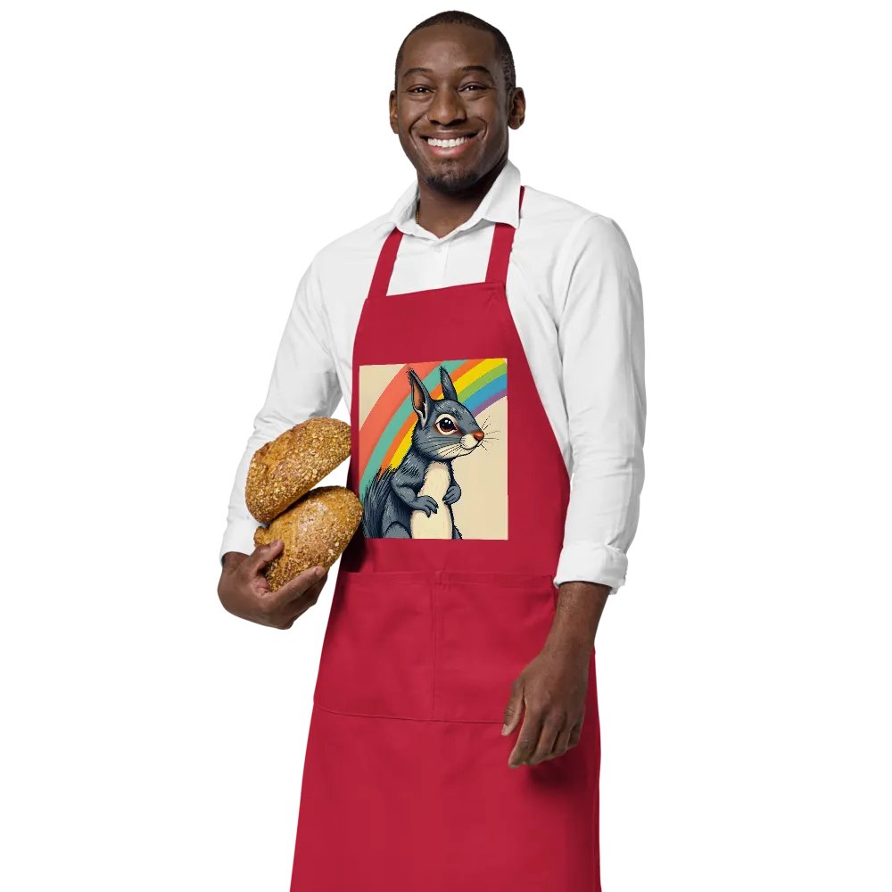 Rainbow Squirrel Organic Apron product image (3)