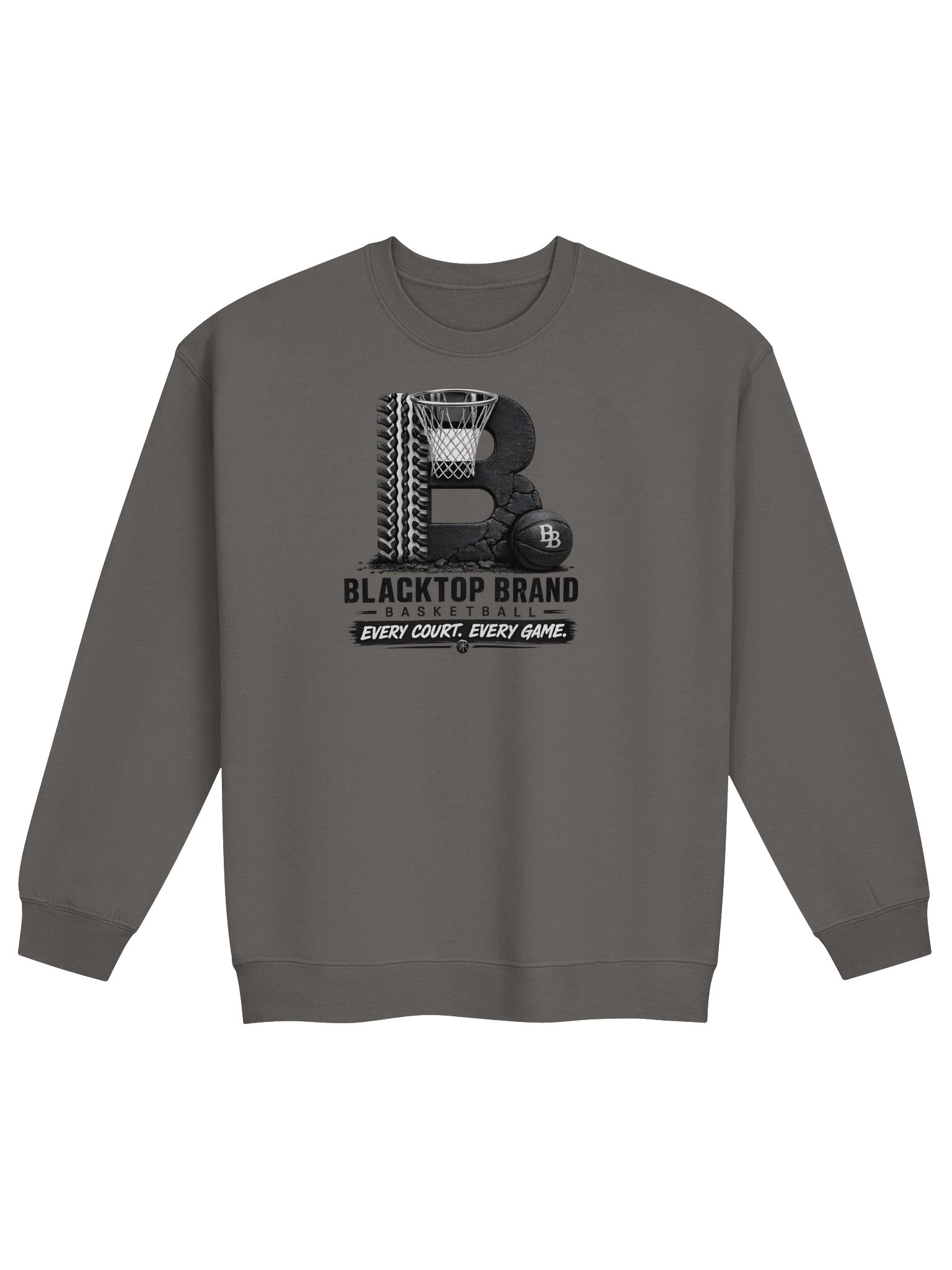 Blacktop Brand Basketball Crewneck product image (1)