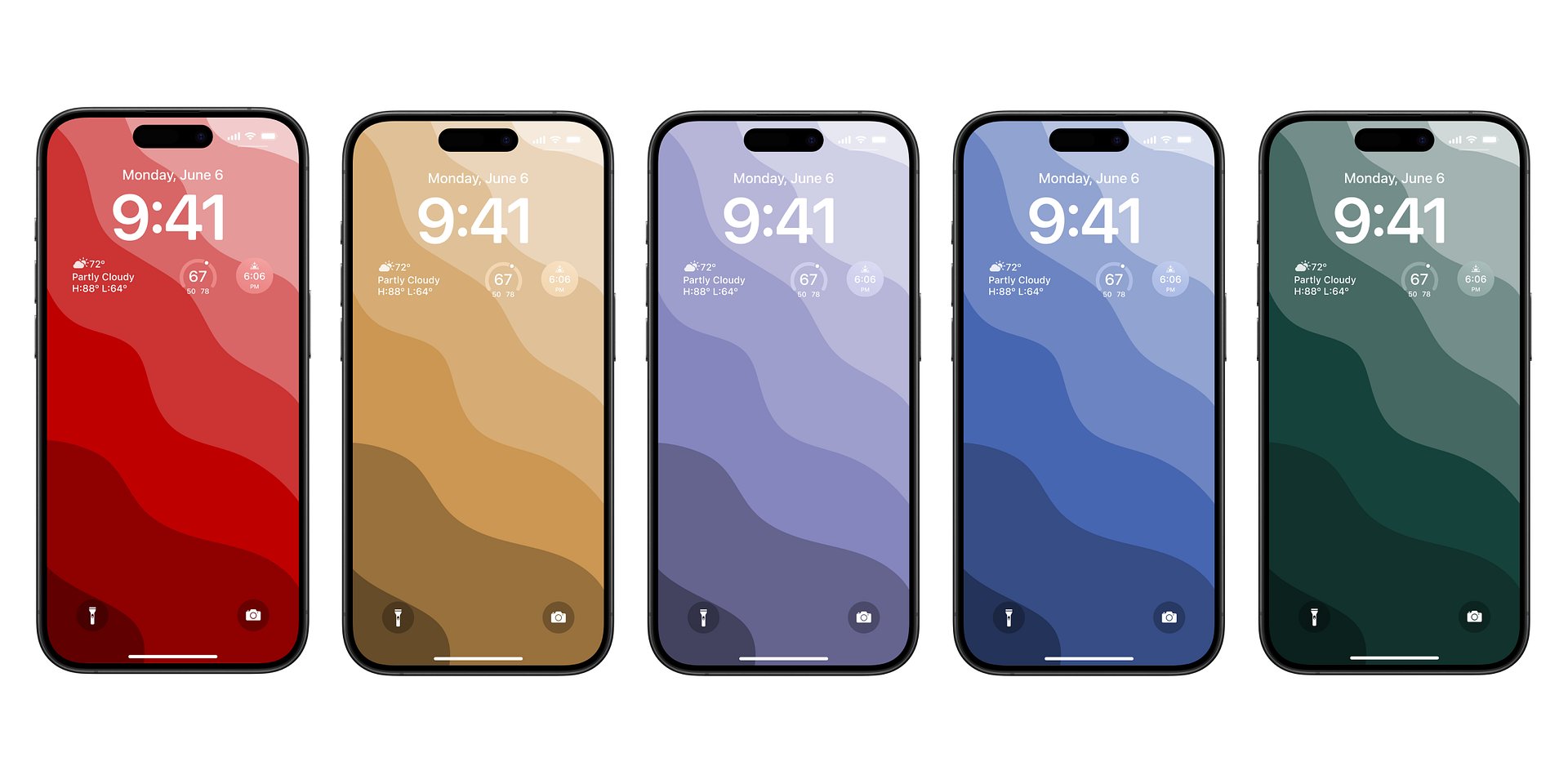 Minimal Waves Wallpaper Pack product image (3)