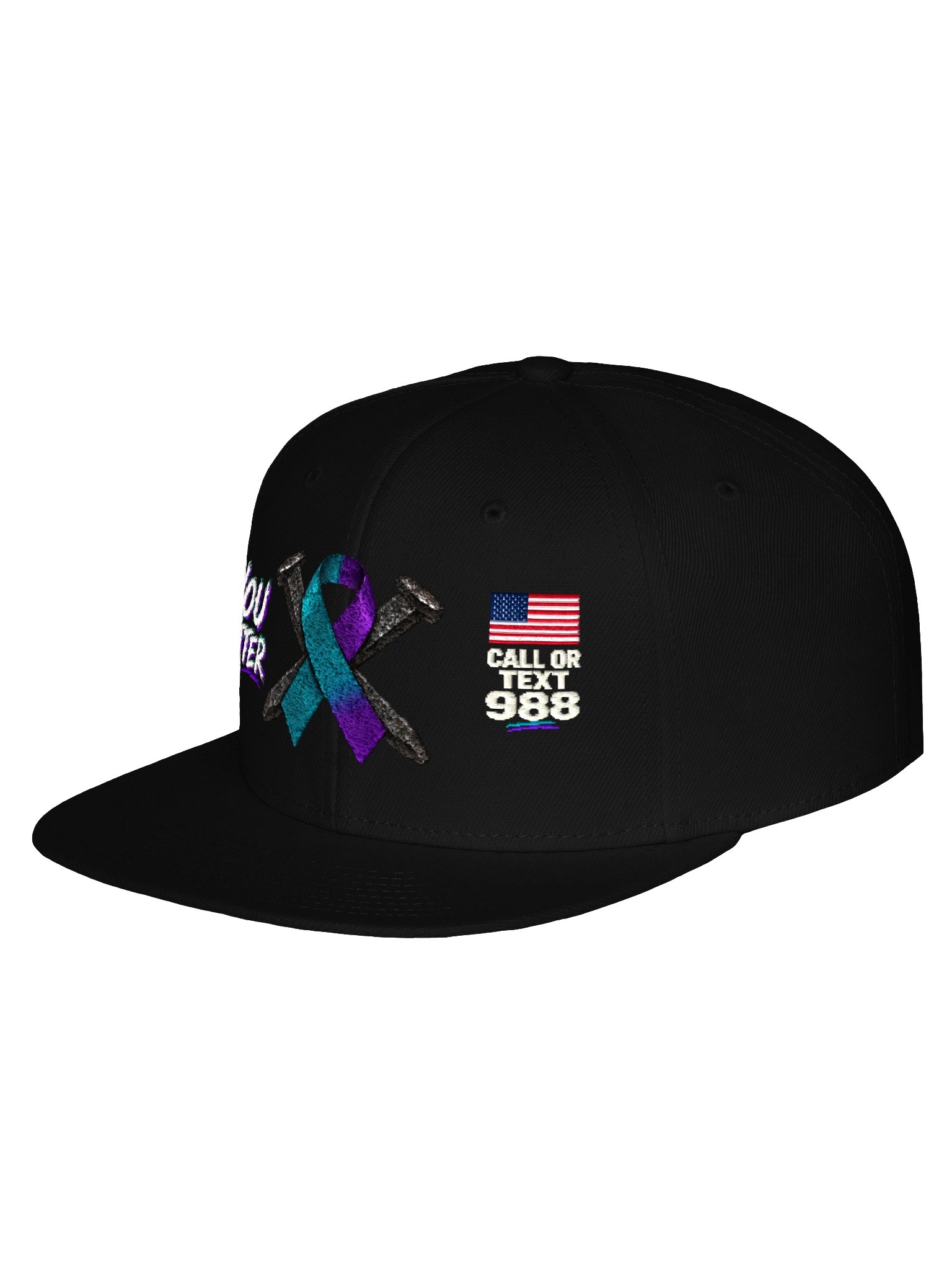 Rail Pirate™ You Matter Awareness Full-Color Snapback product image (2)