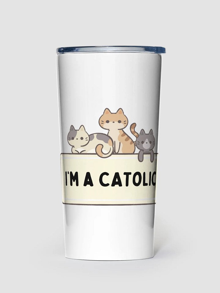 Catolic Feline Fun Tumbler product image (1)