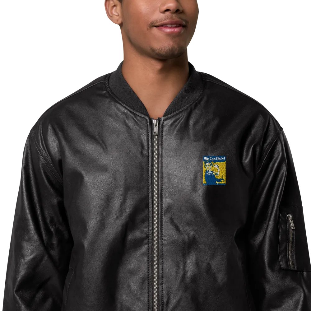 "Rosie" Embroidered Bomber Jacket product image (1)