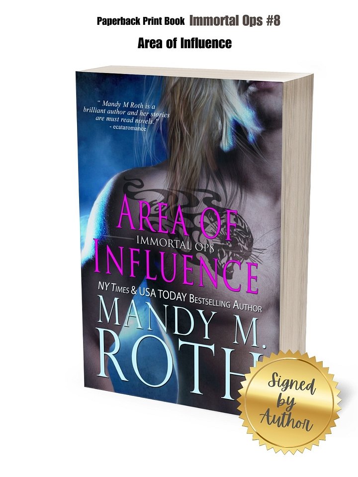 Area of Influence Signed Paperback Print Book product image (1)