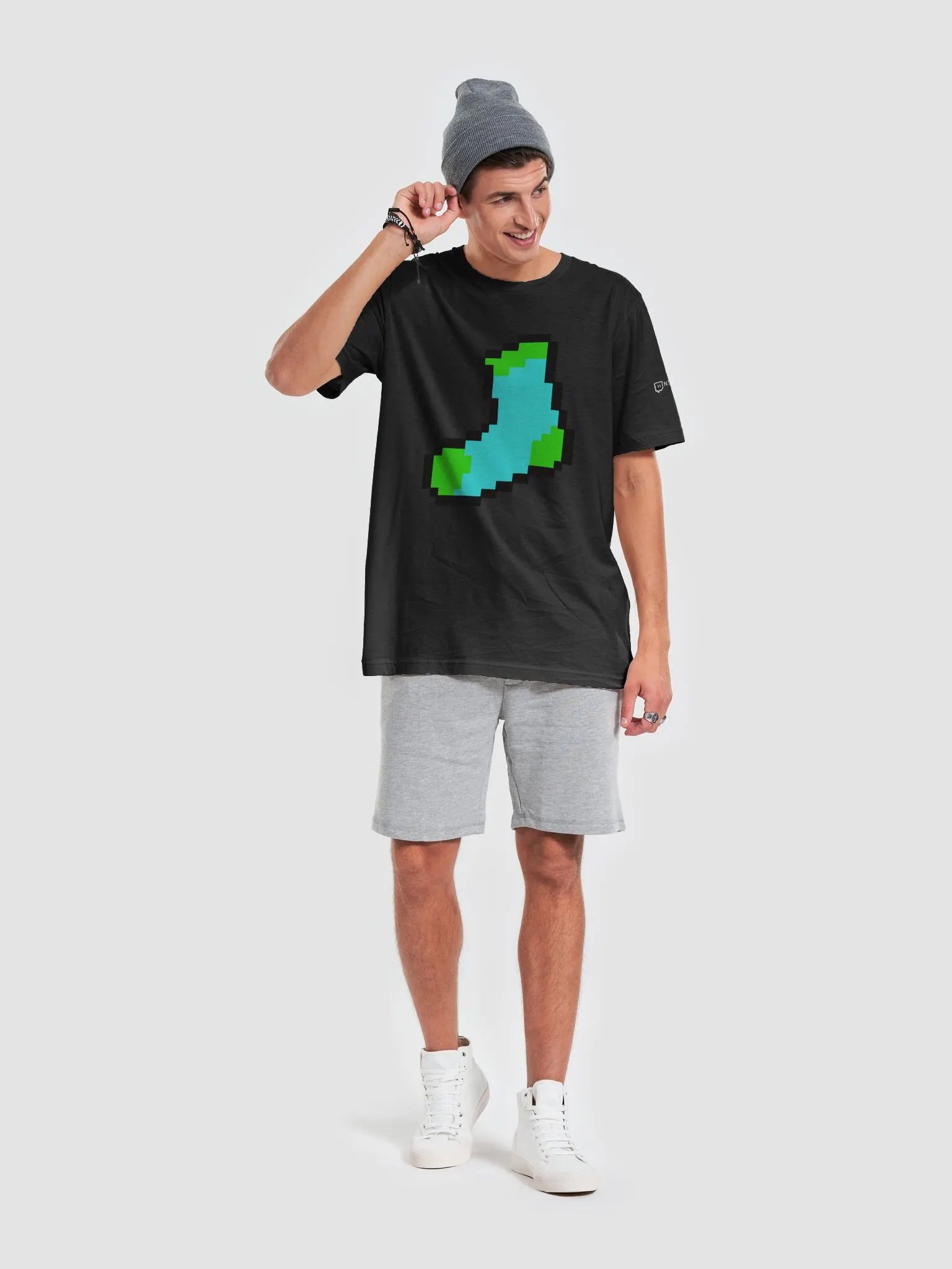 Pixel Sock Shirt (Slim Fit Soft) product image (35)