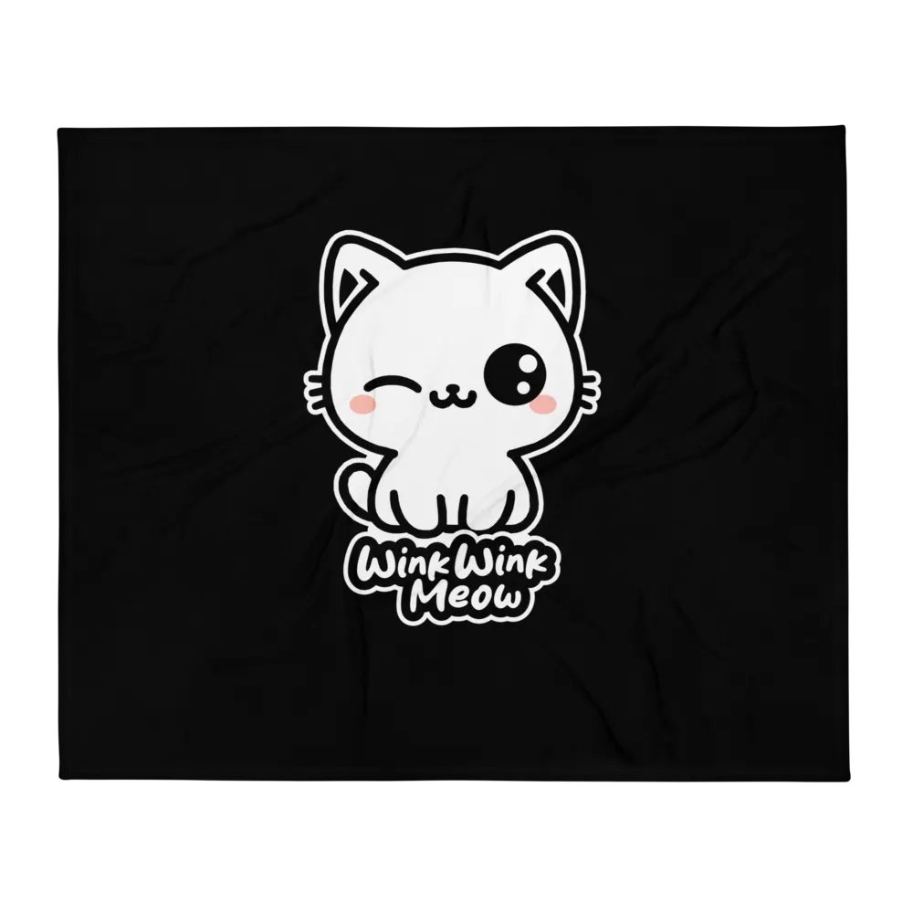[Limited Edition] Wink Wink Meow Blanket product image (3)