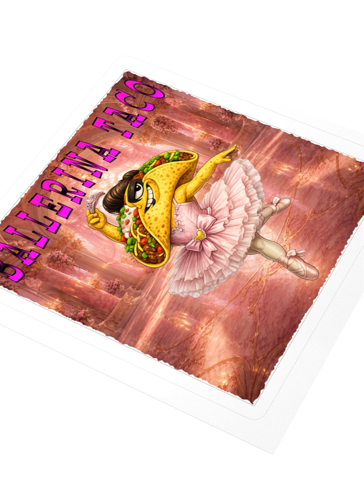 Ballerina Taco Kiss Cut Sticker product image (8)