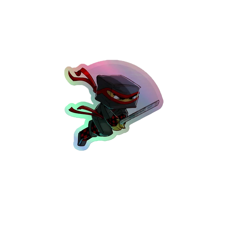 Reflective Kiss-Cut Holographic Faded Sticker product image (1)
