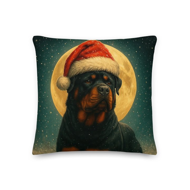 Festive Rottweiler Santa Pillow product image (3)