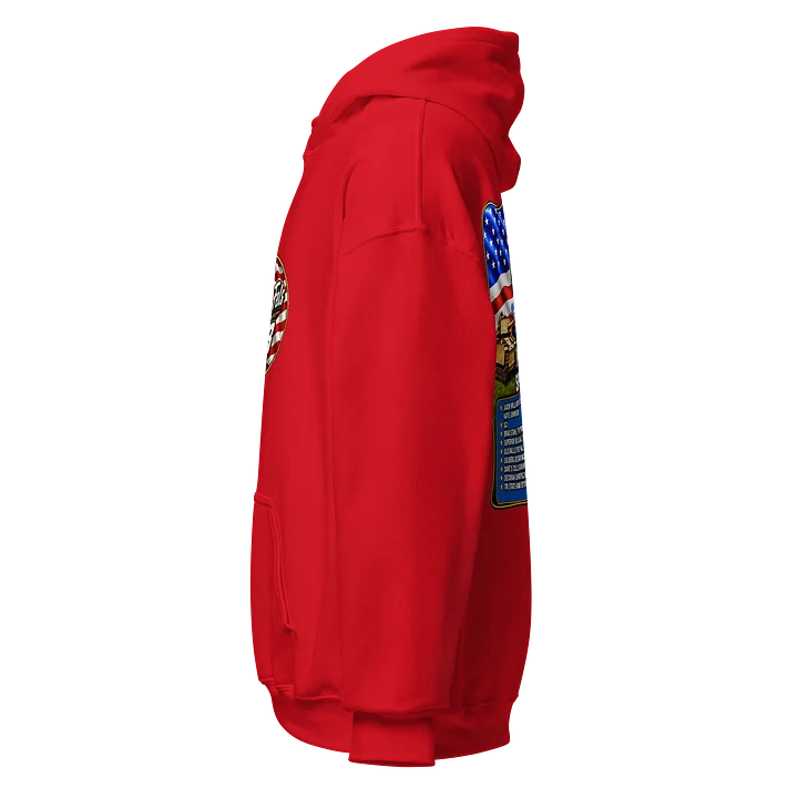 Adult - Gildan Classic Hoodie 18500 - Red product image (2)