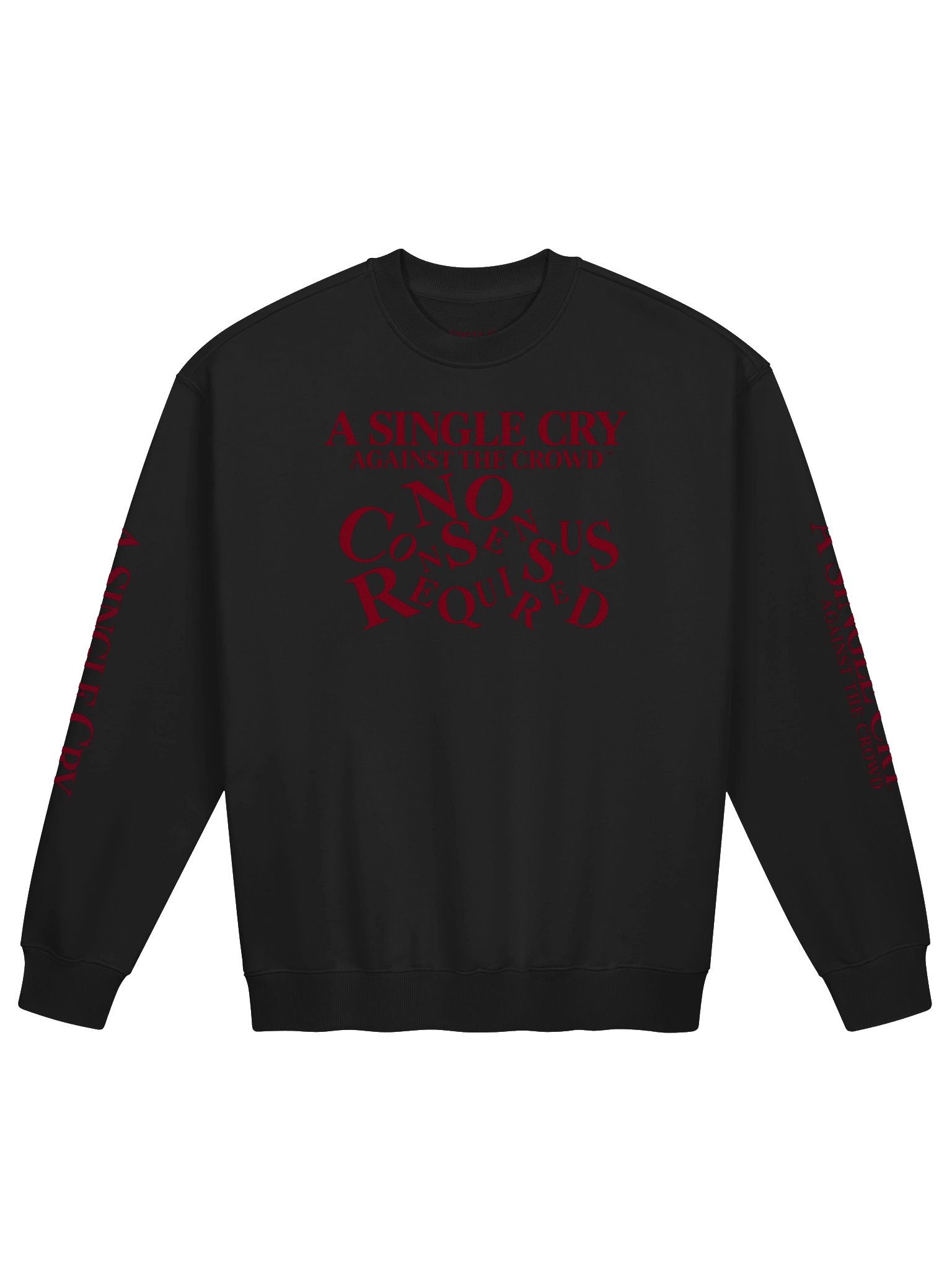 No Consensus Required — Signature Heavyweight Crewneck product image (1)