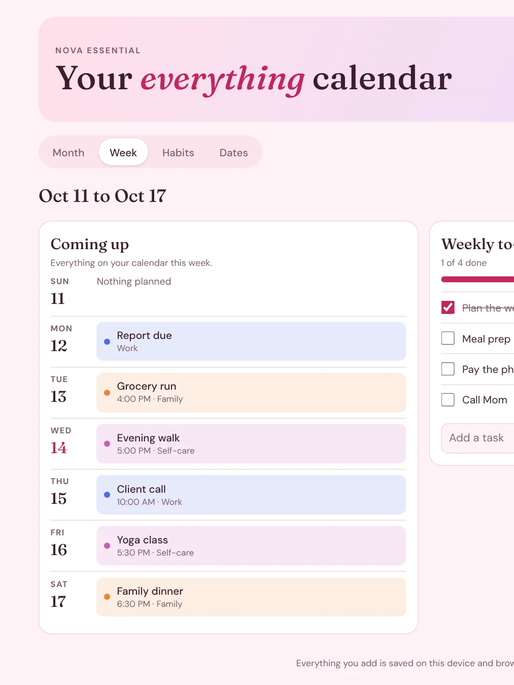 Butterfly Everything Calendar (Interactive Digital Planner) product image (4)