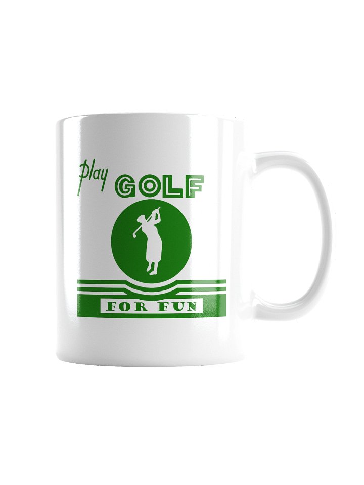 'Golf for Fun' White Mug product image (2)