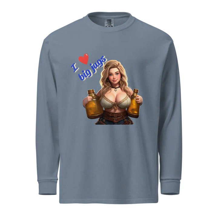 I ❤️ Big Jugs - Men's Long Sleeve Shirt product image (5)