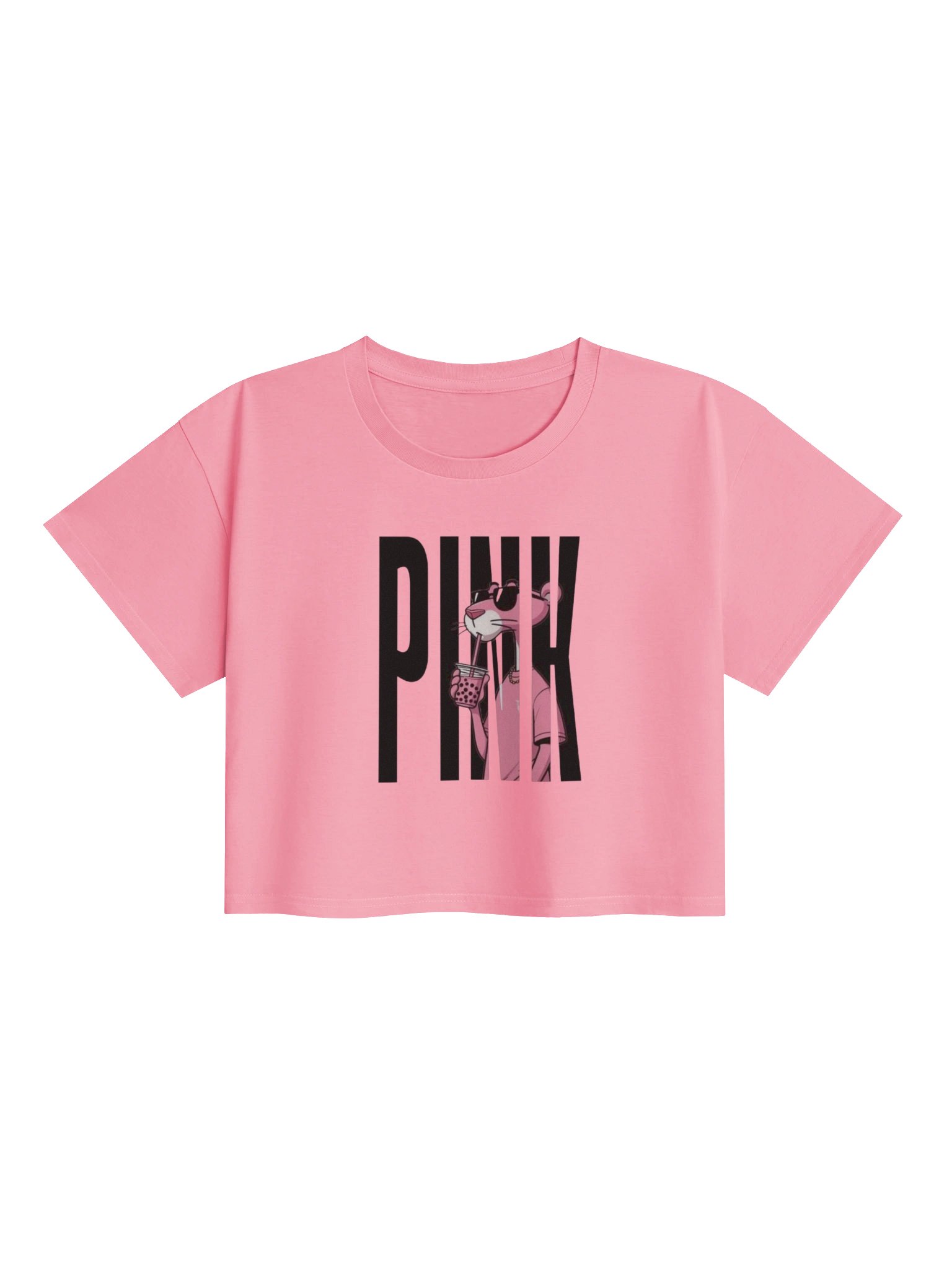 Intuitive Paradise Pink Panther Crop Top product image (1)