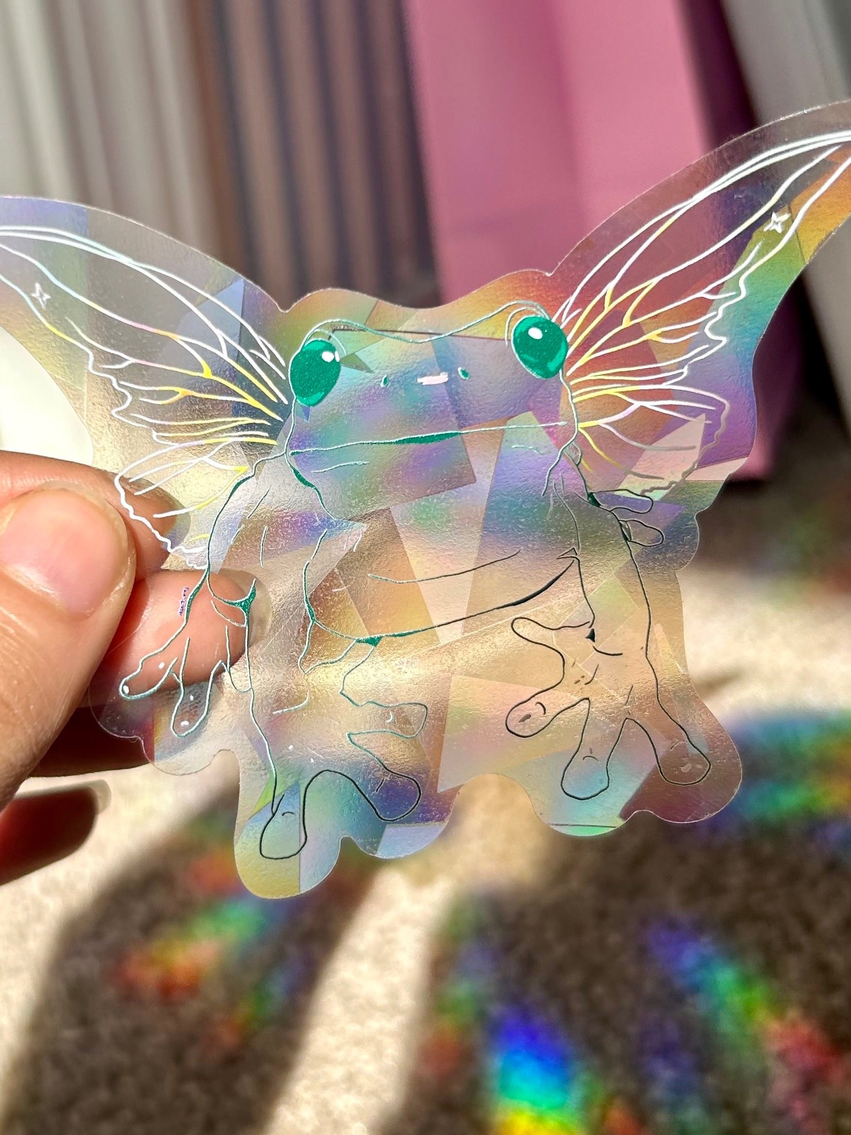 Fairy Frog Suncatcher Decal product image (5)