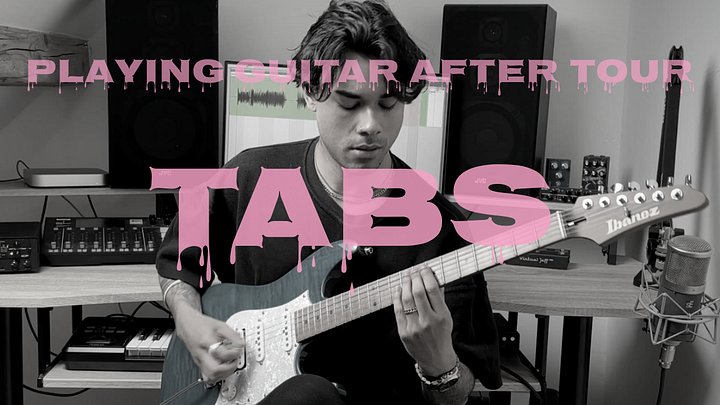 Playing Guitar After Tour Tabs product image (1)