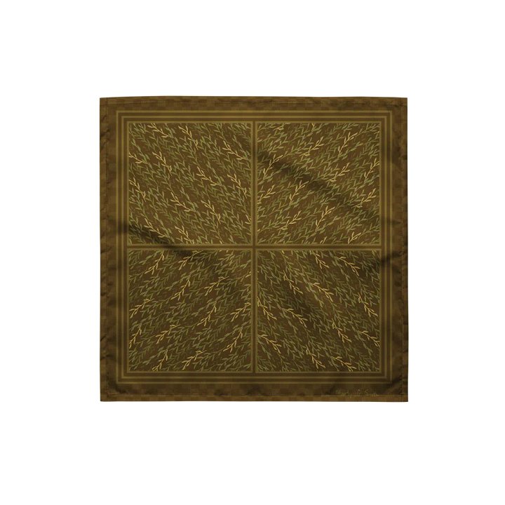 “Flowing Sprigs” Bandana in Green product image (1)