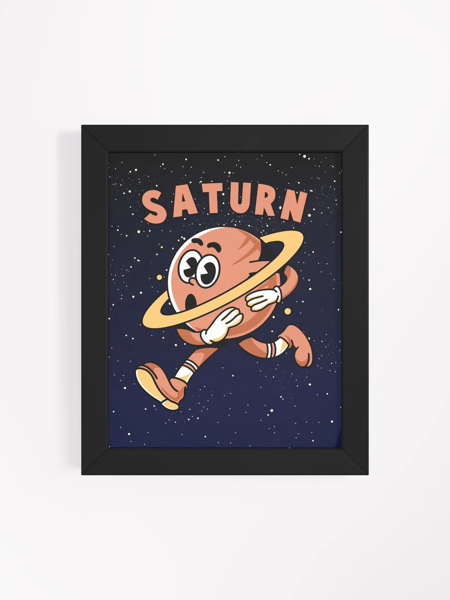Retro Saturn Framed Print product image (4)