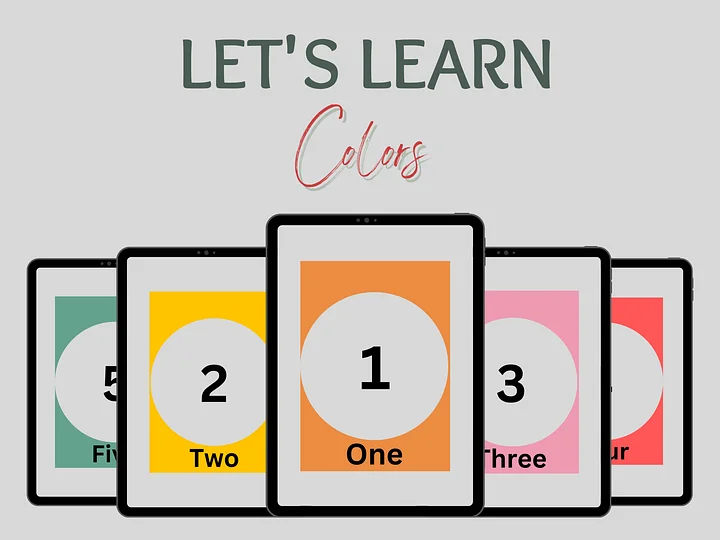 Digital Number Flash Cards product image (2)